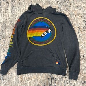 AVIATOR NATION NASHVILLE PULLOVER HOODIE - CHARCOAL Size Small